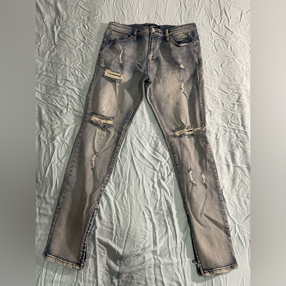 Fashion Nova Distressed Jeans